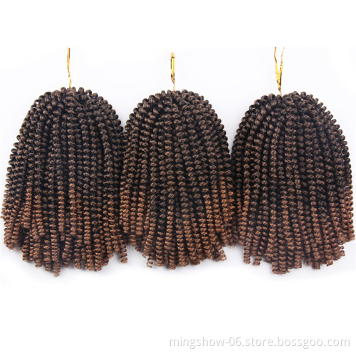 Synthetic  nubian twist curly Crochet Braids Fluffy Twist Hair Extensions